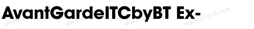 AvantGardeITCbyBT Ex字体转换